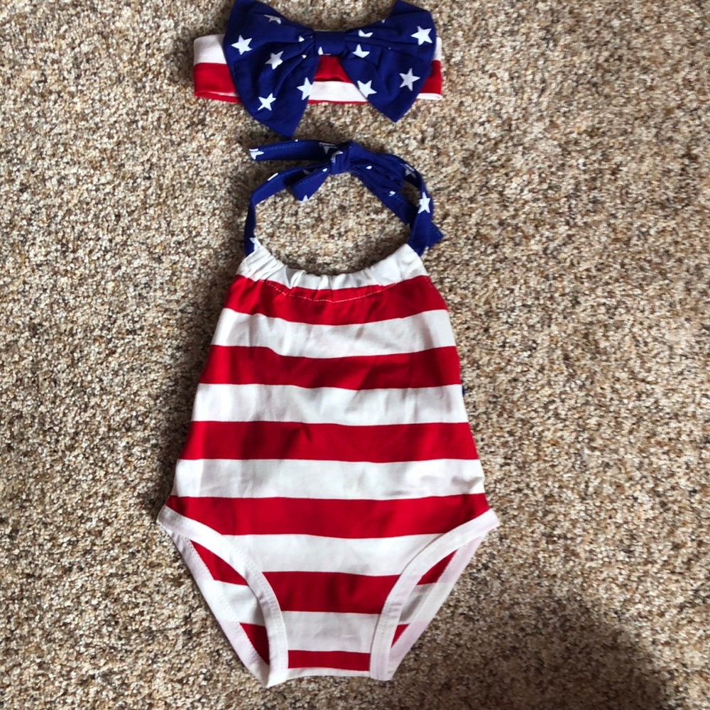 July 4th romper